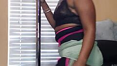 Naejae Twerks Her Ass And Grinds Pussy On Pole