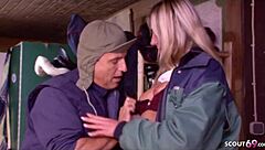 Bauer sucht Frau: Fucked the applicant right in the barn on first meeting