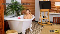 rim4k after spa, fellow enjoys hot rimming from his sexy girlfriend