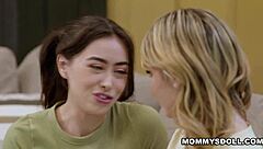 Stepdaughter Demi Hawks Joins Friend Chloe Surreal And Her Stepmom Serene Siren Having Sex After She Caught Them In The Act