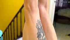 sexy twink did a naked workout and his cocky stepfather noticed it - 421