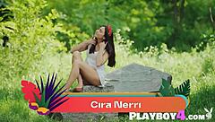 why is this beautiful russian milf model cira nerri posing naked with her small tits?