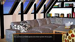 Milf with Big Tits and Ass in Hentai Cartoon