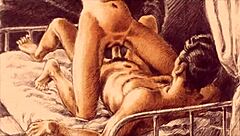 Detailed Vintage Erotic Illustrations From Antique Hentai And Anime