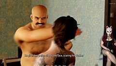 Rough Doggy On Desk With Big Tits In Game