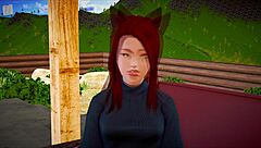 Milf with Big Tits and Ass in Hentai Cartoon