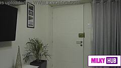 latina teen gets blowjob from perverted santa