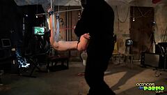 intense orgy trio with blowjobs, hardcore bdsm, masked in latex