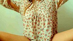 young student with huge tits shoots phone video of bouncing boobs