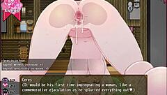 Cute petite witch in hentai game part 9