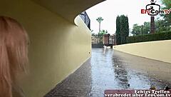 Horny German Blonde Seeks Man for Anal Sex on Vacation