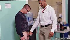 This gay office sex happens in the classroom