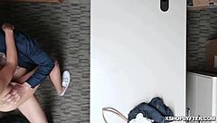 Can Jessica Jones handle this monster cock blowjob from the officer?