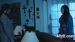 i see the latina milf offering a threesome