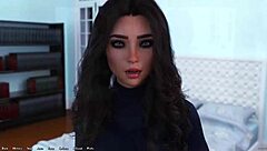 Hot Rich Brunette Asks Hard Questions!