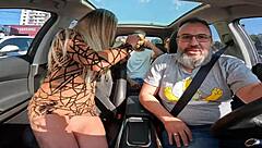 Evy Kethlyn In Crowded Car Ride