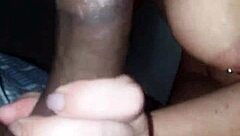 Blonde Slut Sucks Big Black Cock