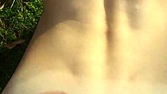 Close up and personal: Cumshot on outdoor adventure with an amateur couple