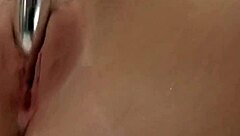 Sophie Dee squirts hard after intense solo dildo anal play in steamy scenes.