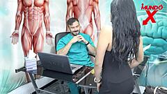 Wow, nutritionist pounds patient's ass deep in doggystyle after spotting her in underwear!