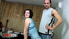 A cute French teen starts her porn career with a Spanish actor, getting fucked and cum on face.