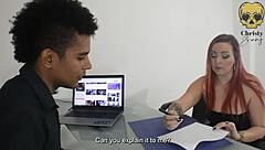 deepthroat with a curvy milf fan