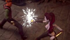 Busty Elf Dominates Man Rewarded By Cock