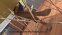 katia john trains with blonde teen, staring at her big tits and ass.