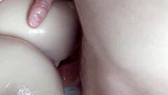 A threesome with sex dolls and a big cock