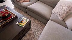 Siding with stepmom in divorce, naked mature tits on display