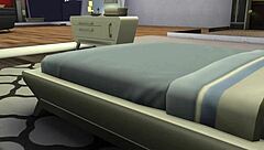 In The Sims, the character engages in sucking her friend's cock