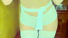 Mexican latina shows small tits and ass for anal