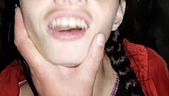 Lesbian Girls Hide From Rain For Dirty Talk Sex