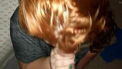Redhead Milf Shouts, 'Give Me That Blowjob Now!'