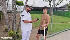 capitao metendo no novinho with big cock interracial