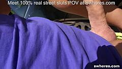 Street slut bangs for 20 bucks with cum on ass 😜