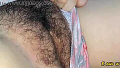 My stepdaughter's wet pussy shocks me during movie night