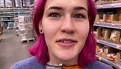 Hungry girl trades food for sex