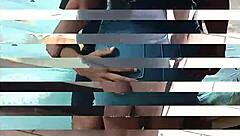 Latina in skirt fucked hard for money by big cock