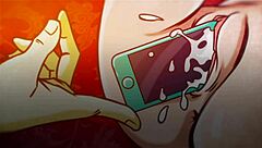 A call to the vagina with toys and group play