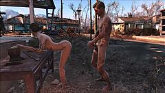 fallout 4 sanctuary turns into kinky training ground for brunette