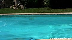 On the patio, amateurs explore orgy pleasures with deepthroats, doggystyle, and fingering during the holiday