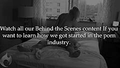 bubble butt blonde katie kush behind the scenes morning shoot.