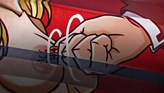 A call to the vagina with toys and group play