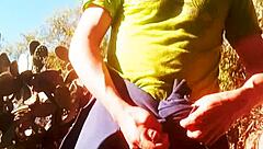 Young Guy Strokes His Hard Cock