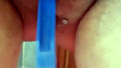 beautiful brunette pornstar explores alternative masturbation techniques with toys in amateur scene.