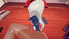 Beautiful women with perfect breasts in a hot hentai scene from FantasyKing3