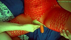Really Sexy Girl Enjoys While Her Boys Masturbes Her Favorite Carrot