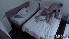 Tattooed busty British woman on webcam