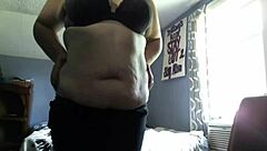 Step Mom Strips And Fucks Jealously Before Her Date, Feeling So Horny